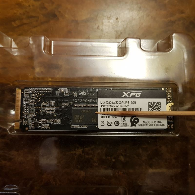 ADATA 威剛 XPG SX8200Pro 512G M.2 2280 PCIe SSD 固態硬碟