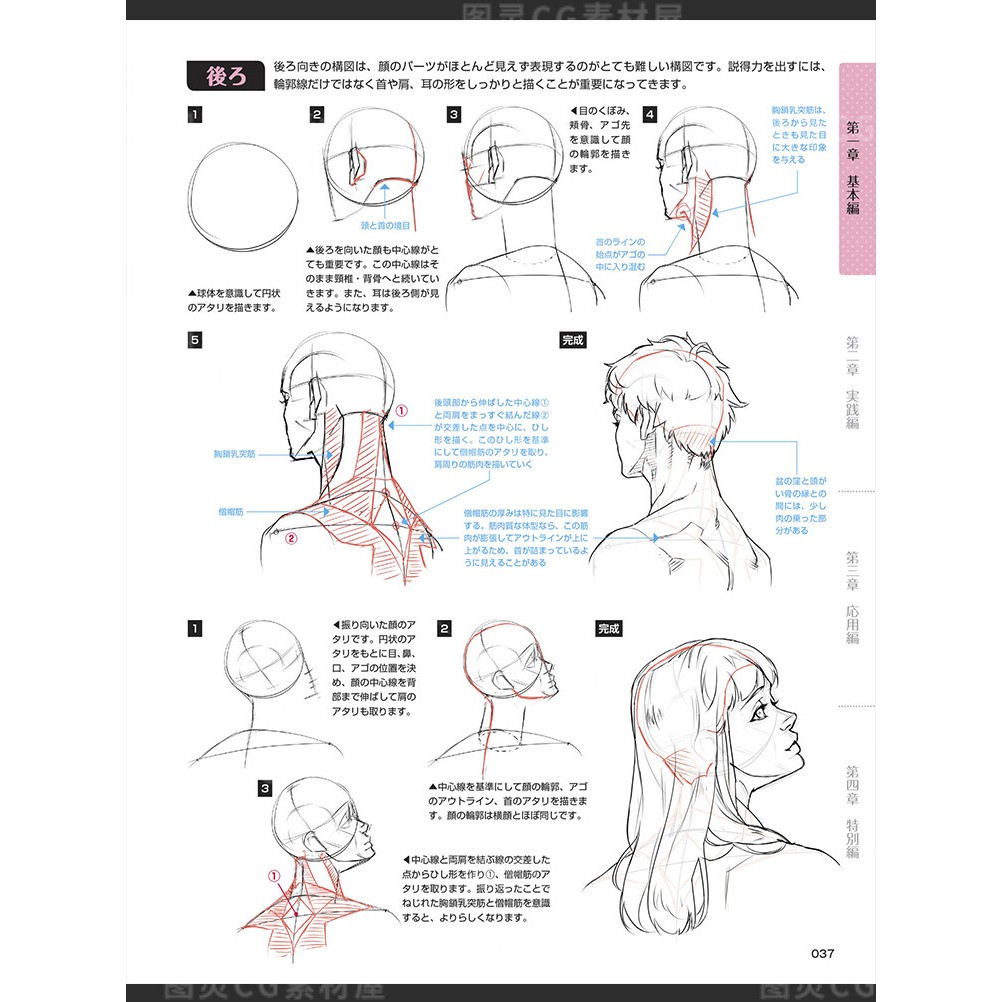 動漫表情作畫手繪線稿日漫人物角色服飾設定繪畫臨摹教學參考素材 蝦皮購物