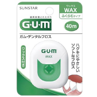 GUM 牙周護理牙線 (含蠟膨脹型) (40m) 【康是美】