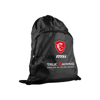 全新!!! msi GAMING BAG 束口袋 +送微星龍鑰匙圈