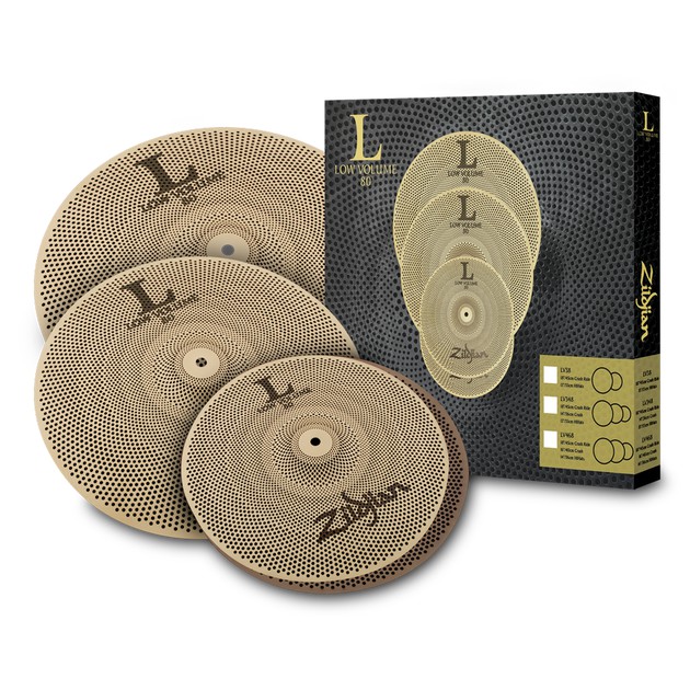 【鼓的樂器】Zildjian 銅鈸 LV468｜L80 Low Volume Cymbal Pack 靜音銅鈸