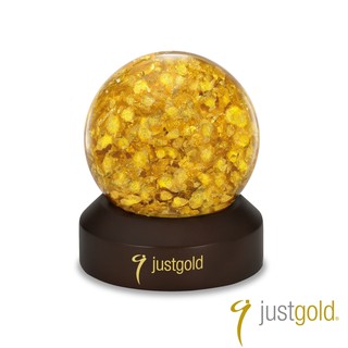 【Just Gold 鎮金店】工藝擺件-金箔水晶球