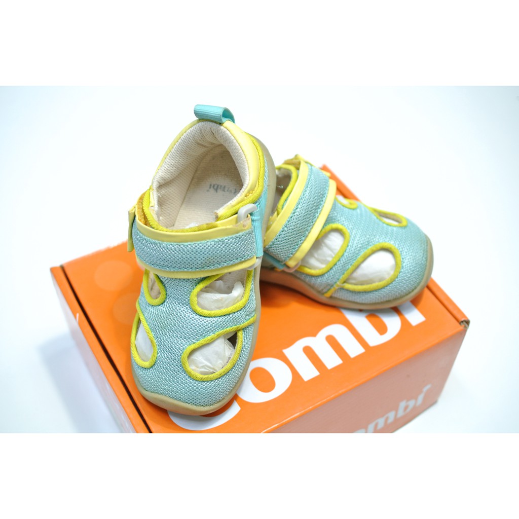 Combi 康貝 幼兒機能涼鞋 14.5公分  海洋綠色 86247