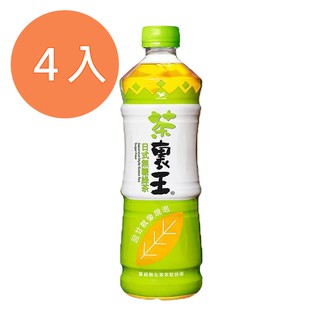統一 茶裡王 日式無糖綠茶 600ml (4入)/組 【康鄰超市】