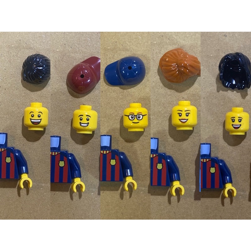 LEGO 樂高 人偶 巴塞隆納足球俱樂部 足球迷 40485
