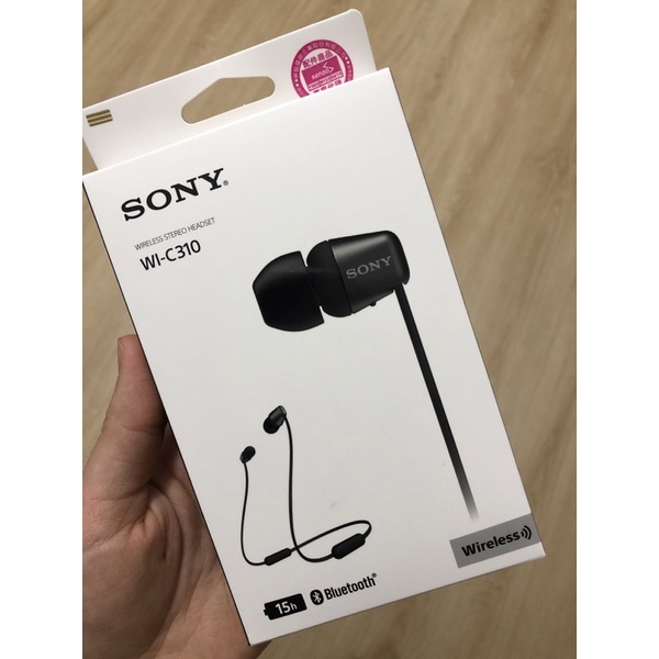 (全新）Sony耳機WI-C310黑色
