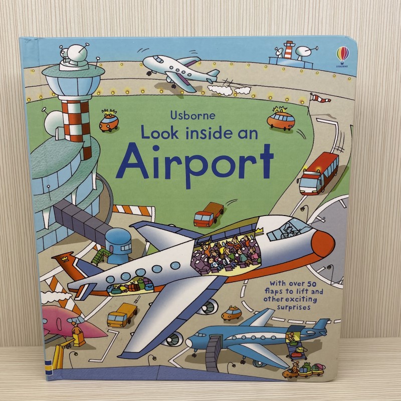 Look Inside An Airport 航空機場瞧瞧看翻翻操作書