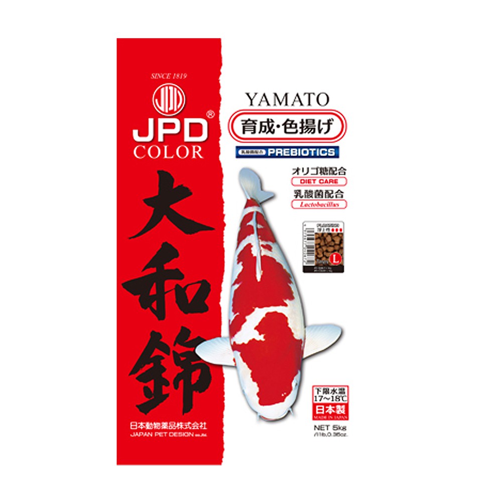 【JPD】日本高級錦鯉飼料-大和錦_色揚 日本產 賽級錦鯉指定 揚色 免運 毛貓寵