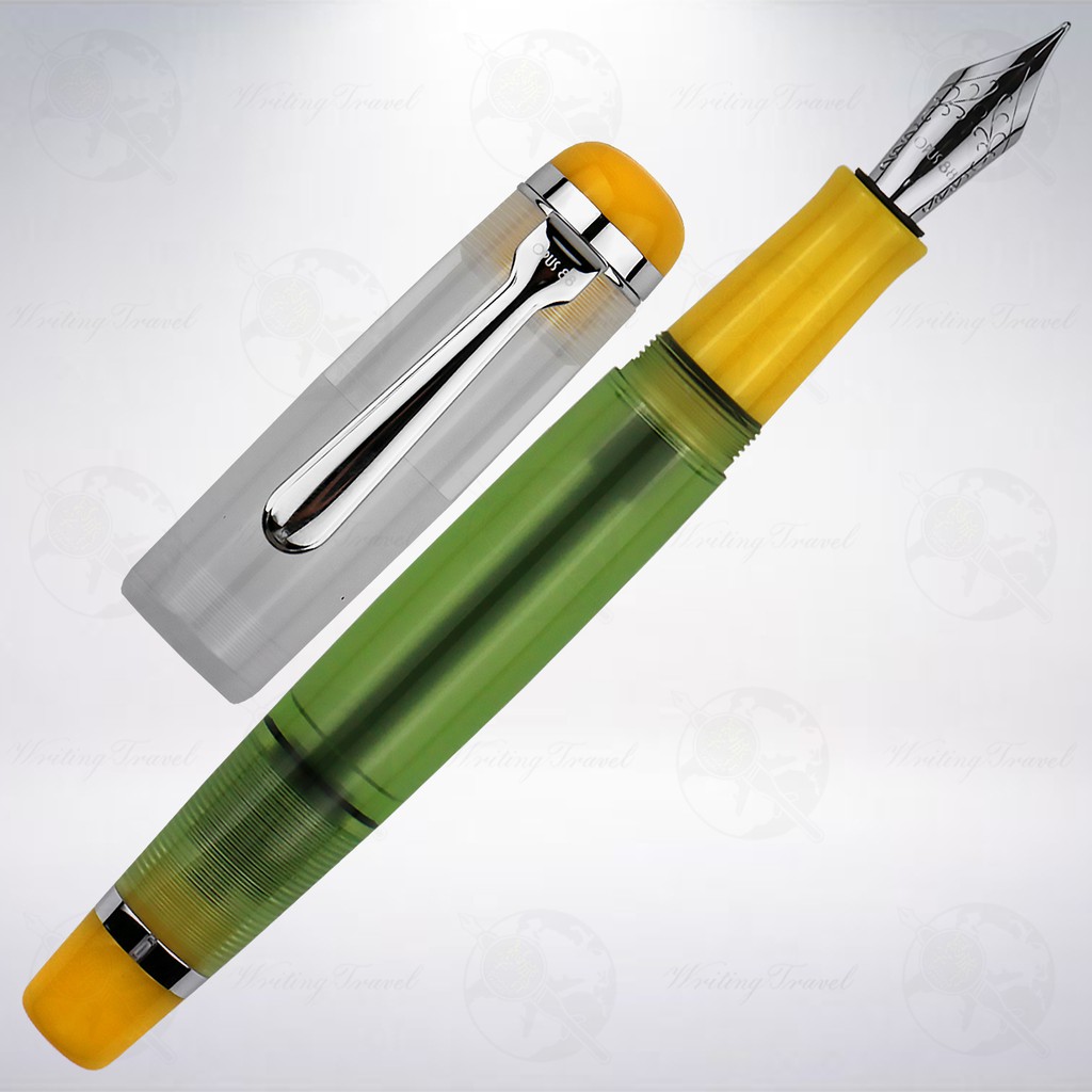 台灣 製筆精基 OPUS 88 OMAR 滴入式上墨鋼筆: 淺黃色/Baby Yellow