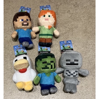 【花生星球】Minecraft 我的世界 麥塊 當個創世神 角色造型吊飾 娃娃 玩偶 殭屍 小雞 骷髏 正貨 正版