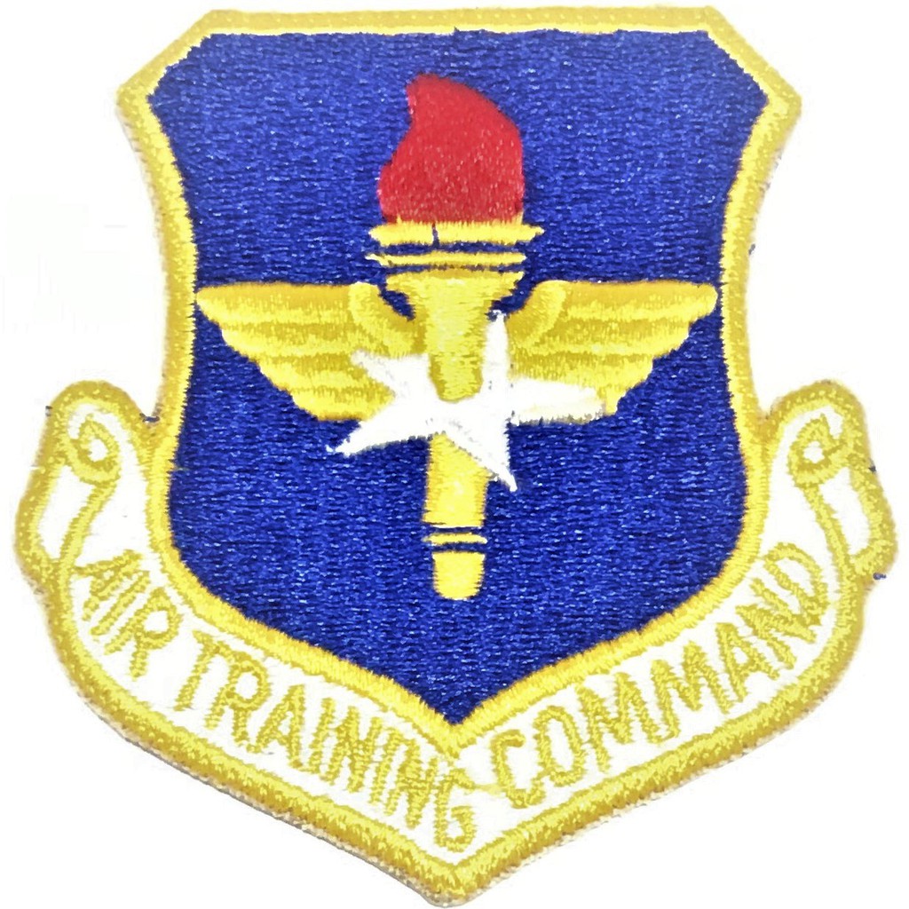 美軍公發 USAF 空軍  Air Training Command 訓練司令部 臂章 彩色 全新