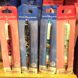 日本 東京迪士尼樂園 KURU TOGA 米奇 米妮 唐老鴨 自動鉛筆 自動筆 筆