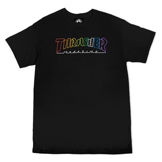 Thrasher Outlined Rainbow Mag T恤《 Jimi 》