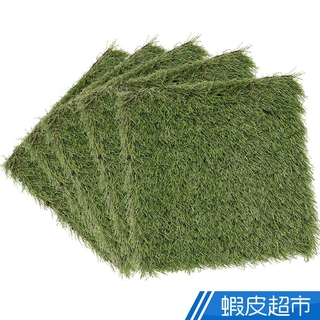 樂嫚妮 高強度 卡扣式拼接塑木地板 模擬草 9片/箱 塑木地板 卡扣地板 巧拼 草皮 人工草皮 造景 現貨 廠商直送