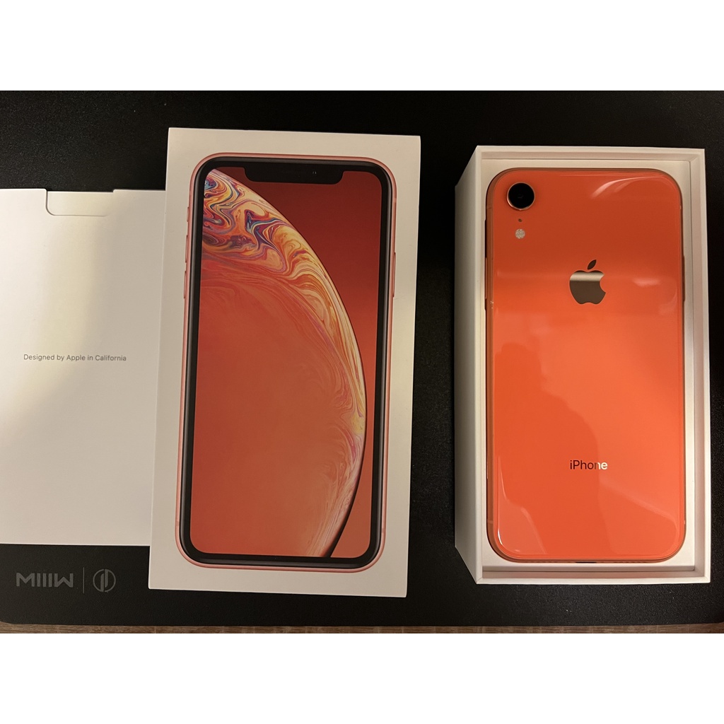 *阿榮的二手店* iPhone XR 128GB 珊瑚紅 完整包裝