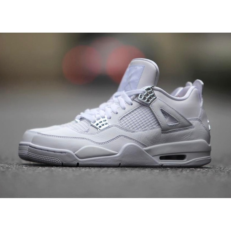 帝安諾-Air Jordan 4 Retro “Pure Money” 四代 AJ4 白 全白 男 308497-100