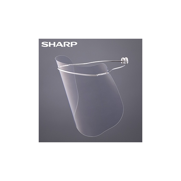 SHARP 夏普奈米蛾眼科技防護面罩/鈦合金超輕量框架/日本製/全罩式/ 郭董面罩/ FG-800M