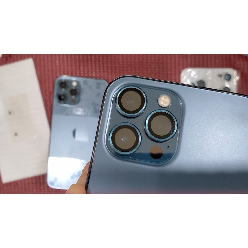 iPhone 11 12 Pro Max 鋁合金 康寧玻璃 鏡頭框 鏡頭貼 鏡頭保護貼 非imos 非hoda 非藍寶石
