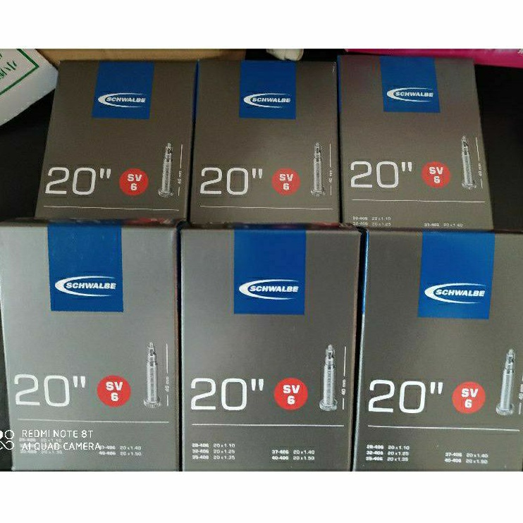 5 Schwalbe 20 inch 406 Inner Tubes 內胎