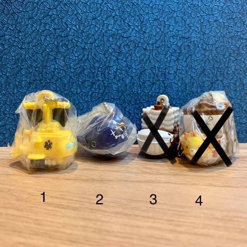 【現貨/出清】轉蛋 扭蛋 onepiece 航海王 海賊王 魯夫 紅髮 布魯克 海賊船 迴力車 吊飾  拉布 羅 潛水艇