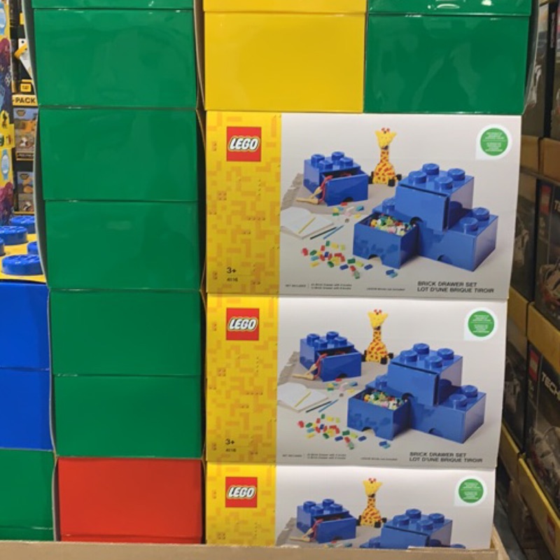 樂高 LEGO 積木抽屜三件組 好市多 Costco 代購