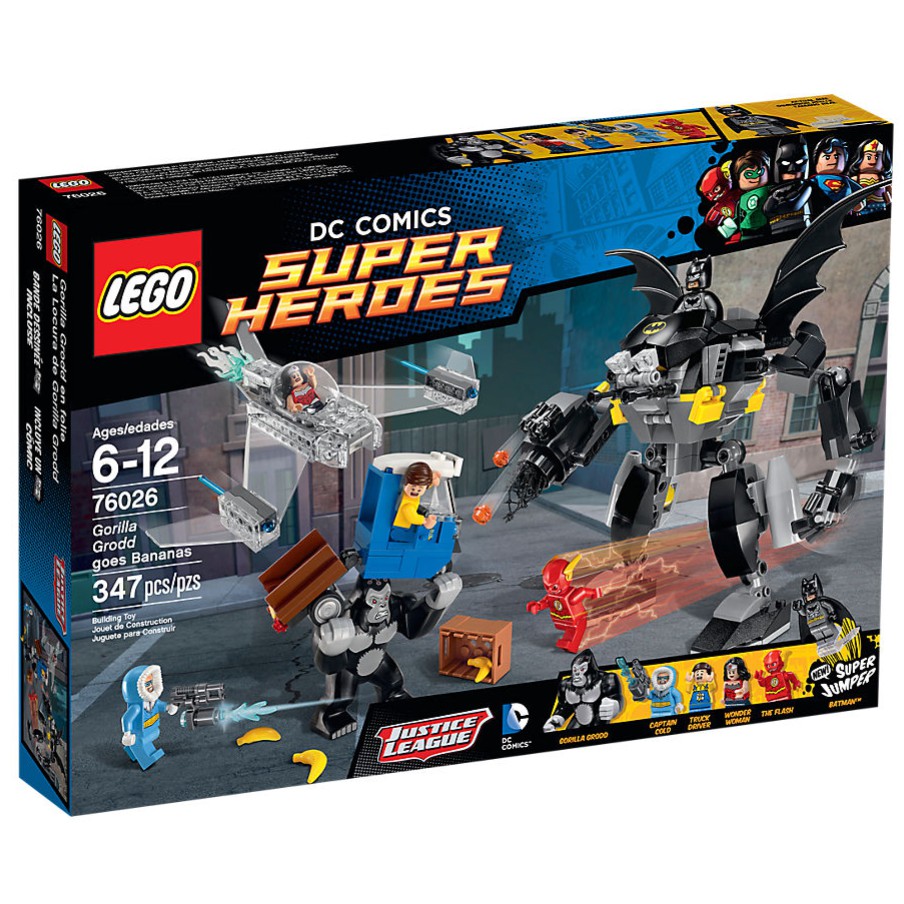 【ToyDreams】LEGO DC 超級英雄 76026 大猩猩攻擊 (神力女超人、閃電俠、寒冰隊長〉