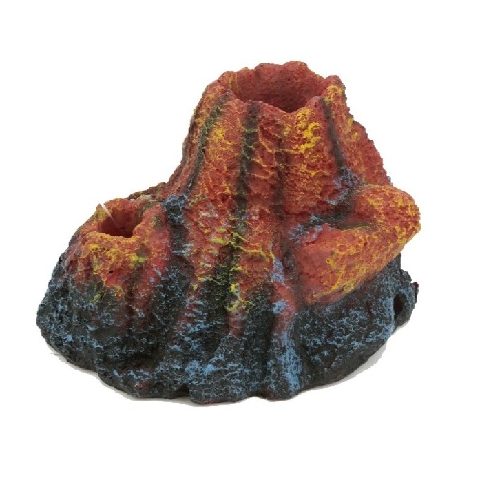 水族飾品 火山 CH-55155 假山 岩石 仿真 造景 擺飾 水族飾品 魚缸裝飾 魚蝦躲藏 ISTA