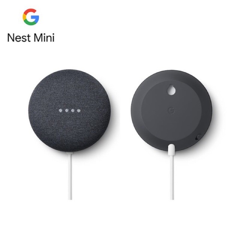 【Google】Nest Mini（第二代智慧音箱）含WiFi智慧插座（全新）