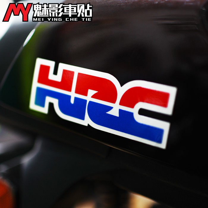 【現貨】
魅影車貼 HONDA HRC 實物圖 頭盔貼紙 機車貼紙 摩托車貼紙