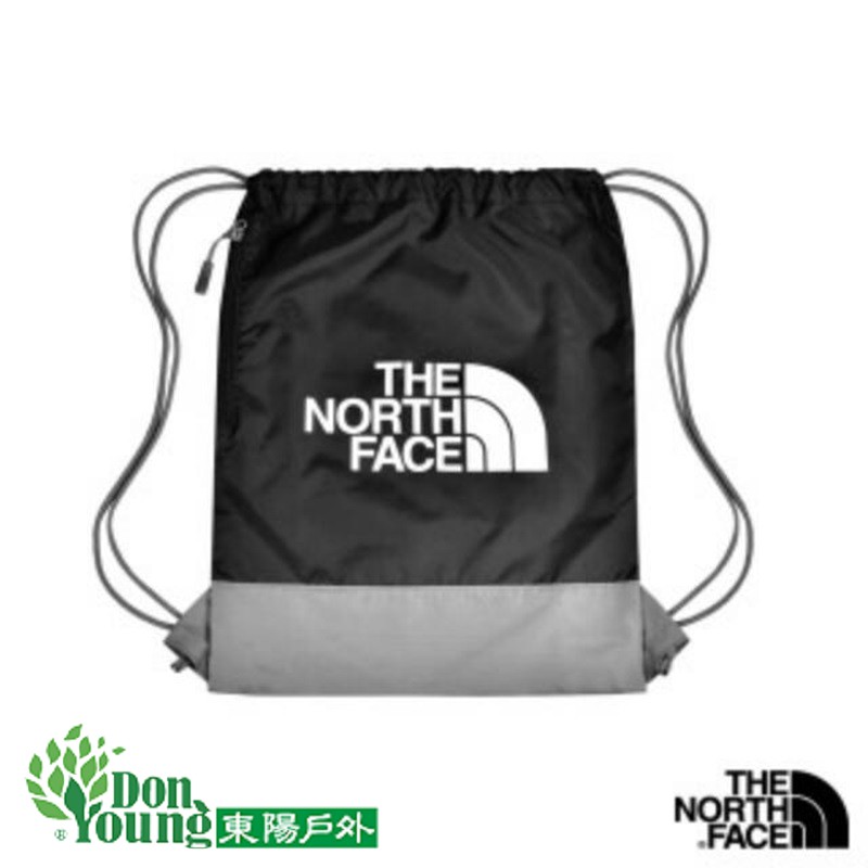 【THE NORTH FACE】12L 多功能背袋 束口袋 束口包 黑 戶外運動 休閒旅遊