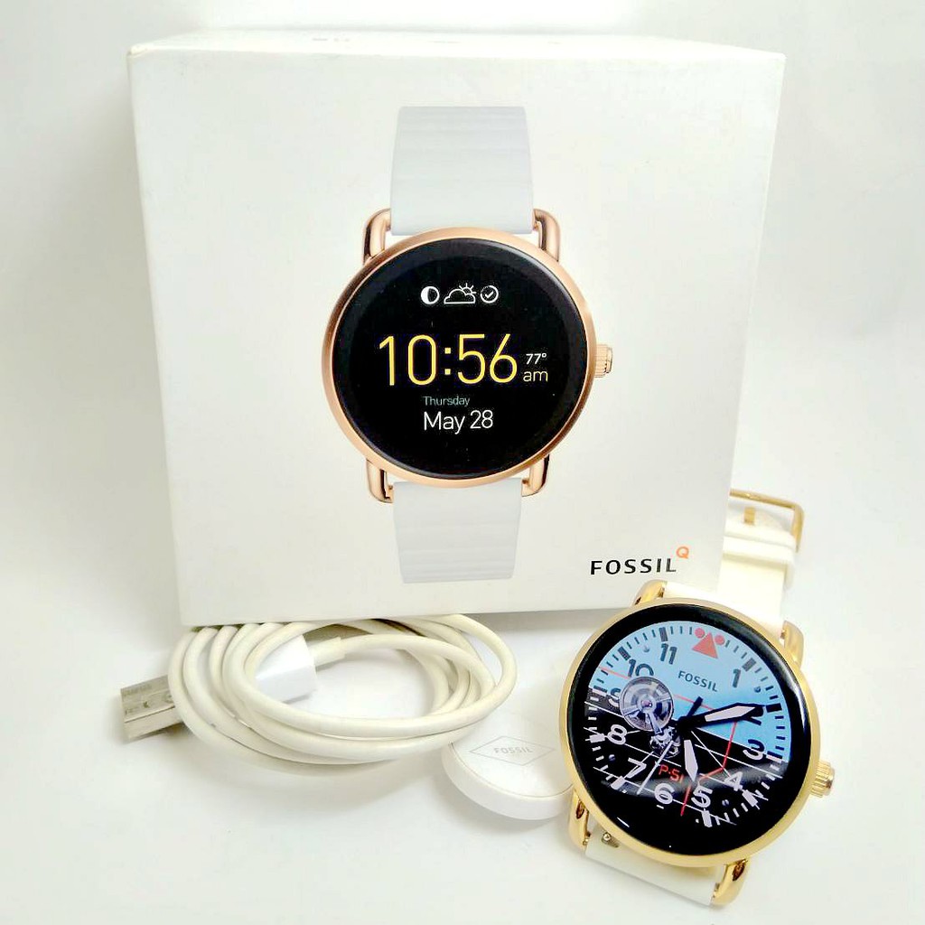 [貓速公路] 非新品 Fossil Q Wander 智慧型手錶 / 藍芽功能 好看好搭 錯過可惜