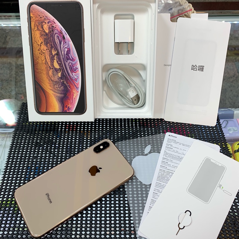 【二手】9.9成新的 Apple iPhone XS 256g 金色【原廠保固至2019年11月6日】盒裝/公司貨