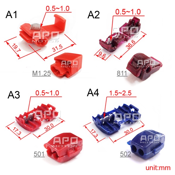 APO~R3-4~快速支線夾/電線夾/連接夾/連接器