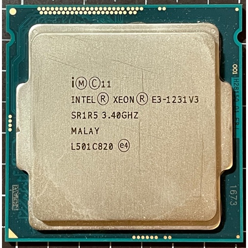 intel LGA1150 XEON E3-1231V3 3.4GHz