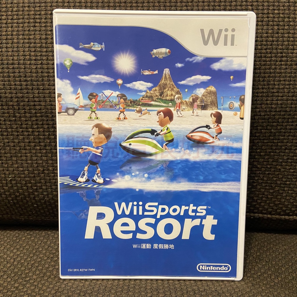 現貨在台 無刮 Wii 中文版 運動 度假勝地 Wii Sports Resort 渡假勝地 99 V284