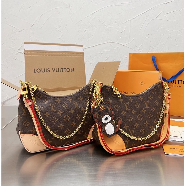 LV 牛角包 單肩斜背包.日本中古 vintage包包v老花村上隆限定薇薇安女包 單肩斜背包 尺寸 26 19摺疊禮盒