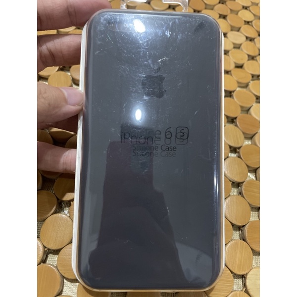 全新 iphone 6s 矽膠手機保護殼 黑色
