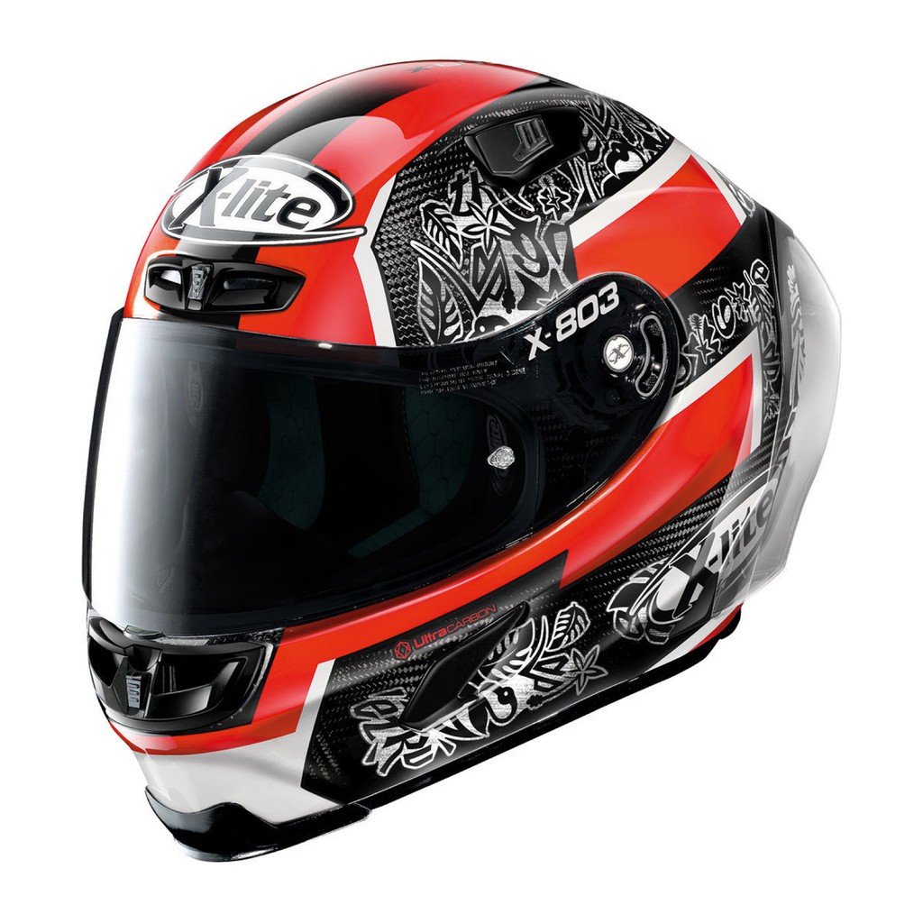 安信 | Nolan 安全帽 X-Lite X-803 RS 碳纖維 Petrucci #21 選手彩繪 全罩 複合材質