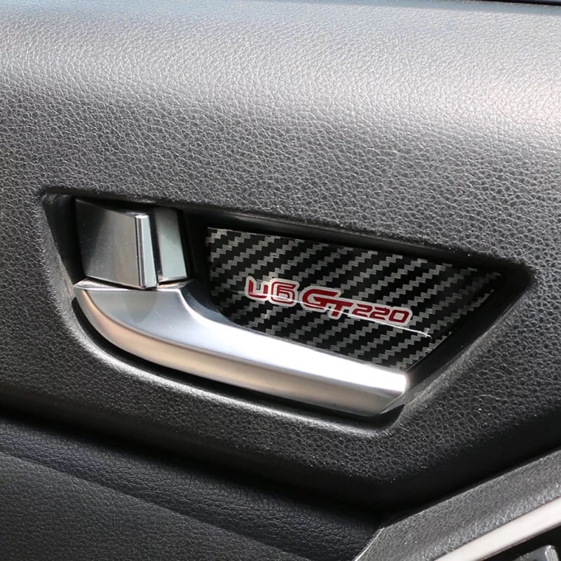 🎉納智捷U6 GT ECO GT220內拉手門碗 門腕裝飾貼不銹鋼裝飾貼內飾改裝