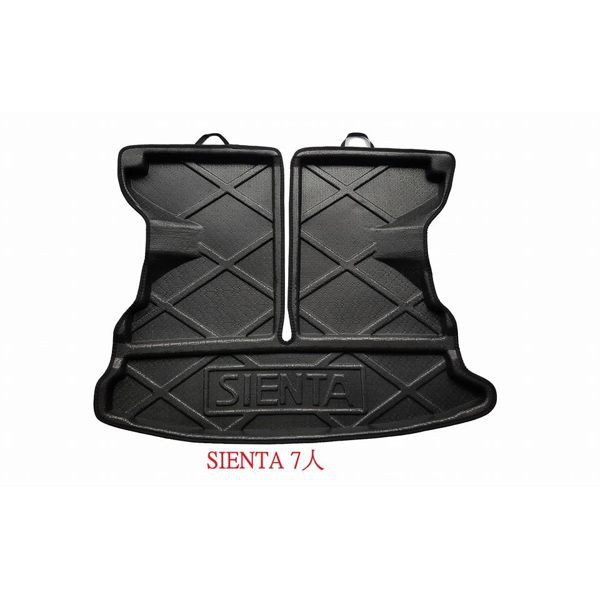 第二代 2016 豐田 SIENTA 7人 連椅背 專用防水托盤 密合度高 防水材質 後廂墊