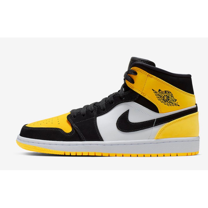 retro 1 mid yellow toe