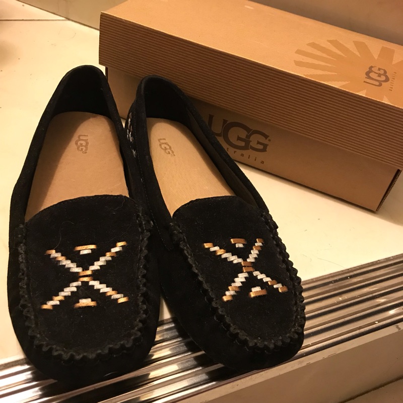 Ugg 刺繡懶人鞋 休閒鞋 娃娃鞋 民族風