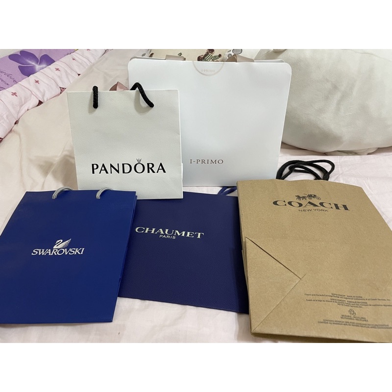 🌸專櫃紙袋🌸Coach/I-primo/Pandora/周大福