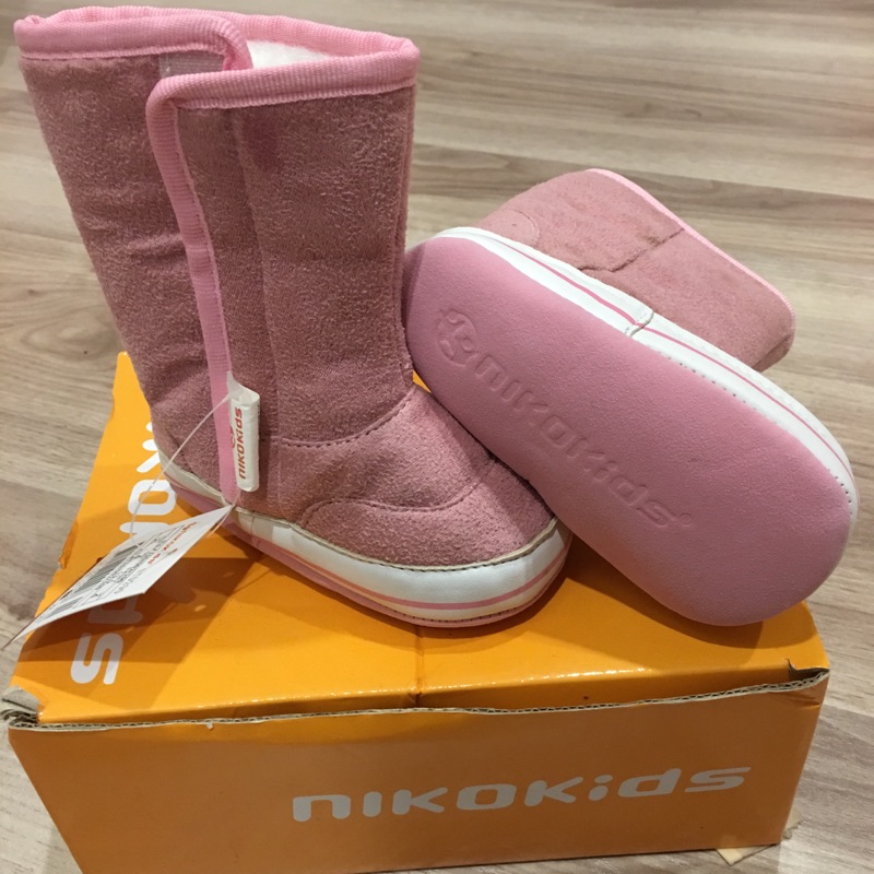 Nikokids 學步鞋 靴款 內刷毛，包覆性高，日本13 EUR21