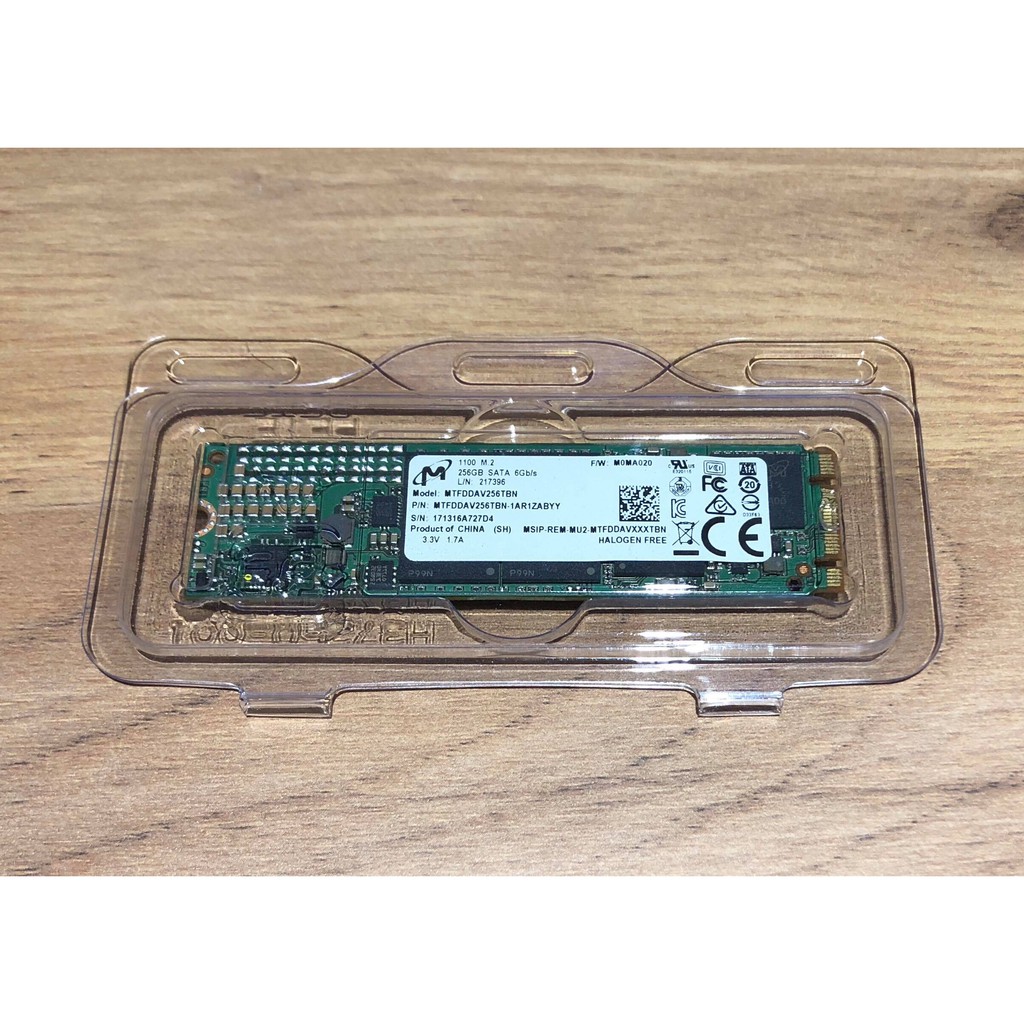 Micron 美光 256GB SSD 固態硬碟 2280 SATA3 6GB/s