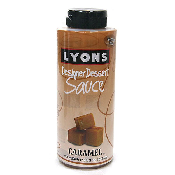 焦糖 風味 裝飾醬- 美國 Lyons 經典設計師系列 482g/罐(有效期限：2024/12)--【良鎂】