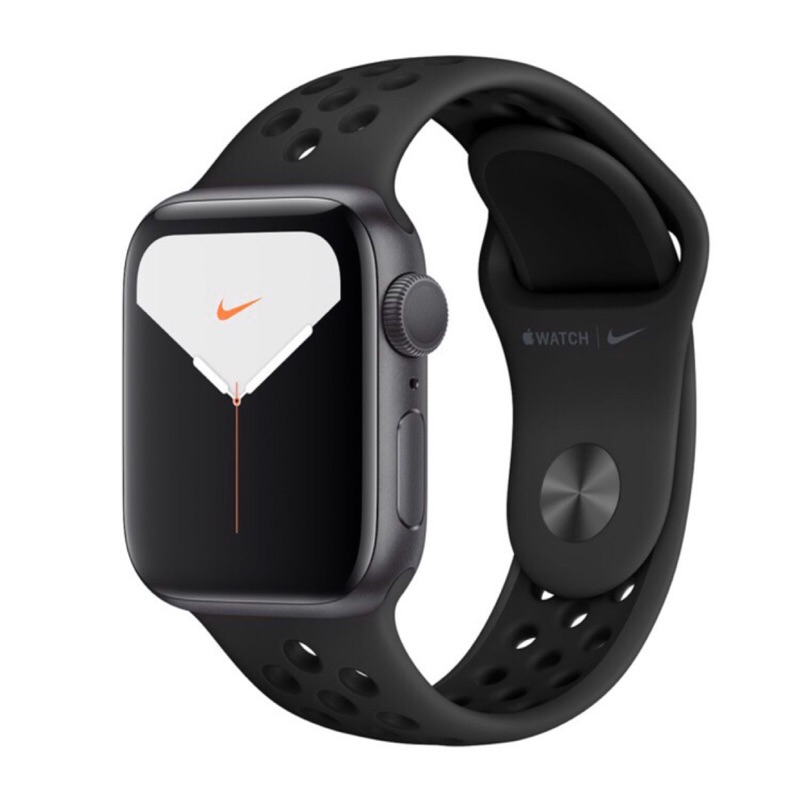全新Apple Watch Nike+Series5 GPS版-太空灰鋁金屬錶殼配黑色 Nike運動錶帶_44mm