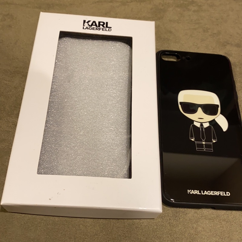 二手Karl lagerfeld老佛爺 夜光iPhone 7+手機殼