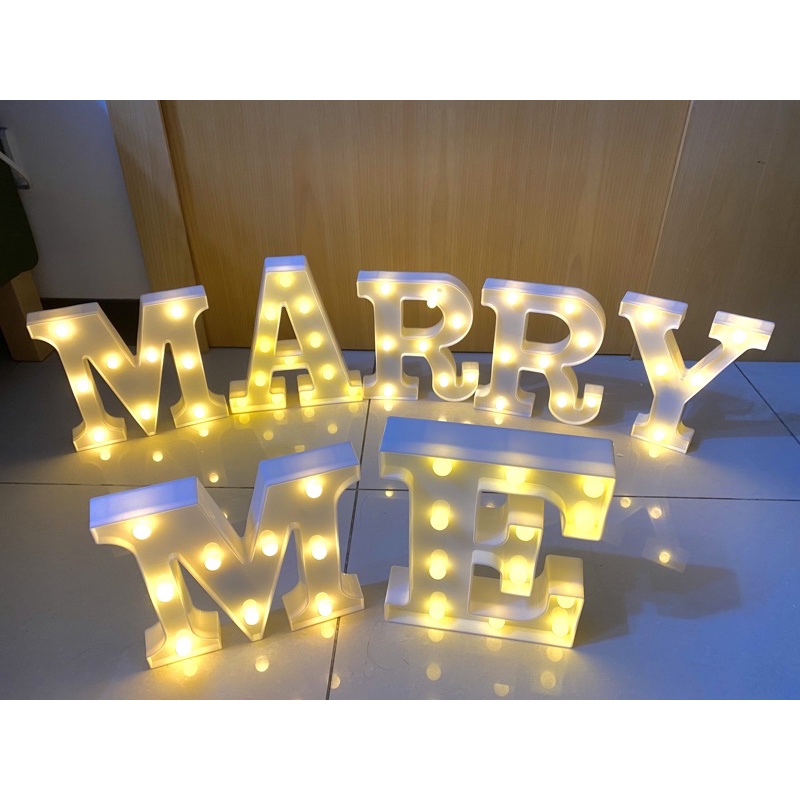 MARRYME字母燈/求婚佈置/LED燈/marryme