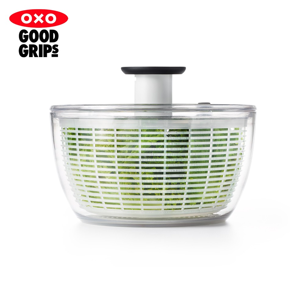 【OXO】按壓式蔬菜香草脫水器/按壓式蔬菜脫水器(小/大尺寸可選)
